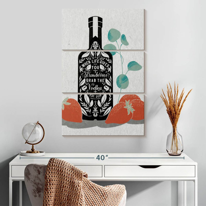 Fruity Spirits Vodka, 32" H x 20" W
