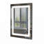 Miroir de salle de bain à cadre rectangulaire avec anti-buée Gilvira-552258851