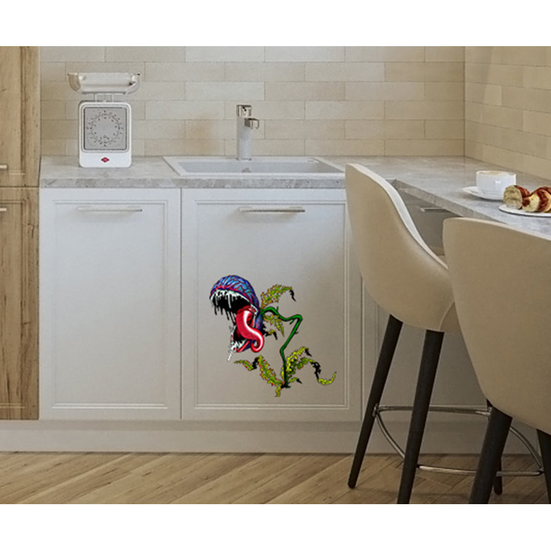 Plants & Flowers Wall Decal, 11" H x 10" W