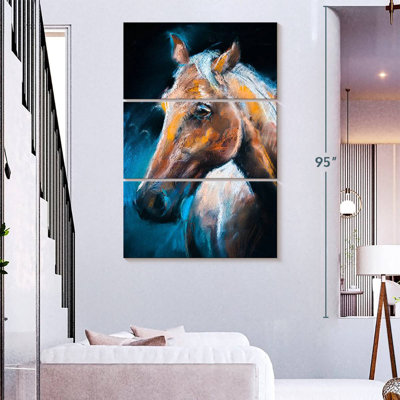 Brampt Brown Horse Portrait