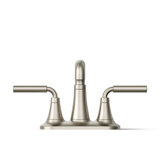 Tone Two-Handle Centerset Bathroom Sink Faucet with Clicker Drain, 1.2 GPM