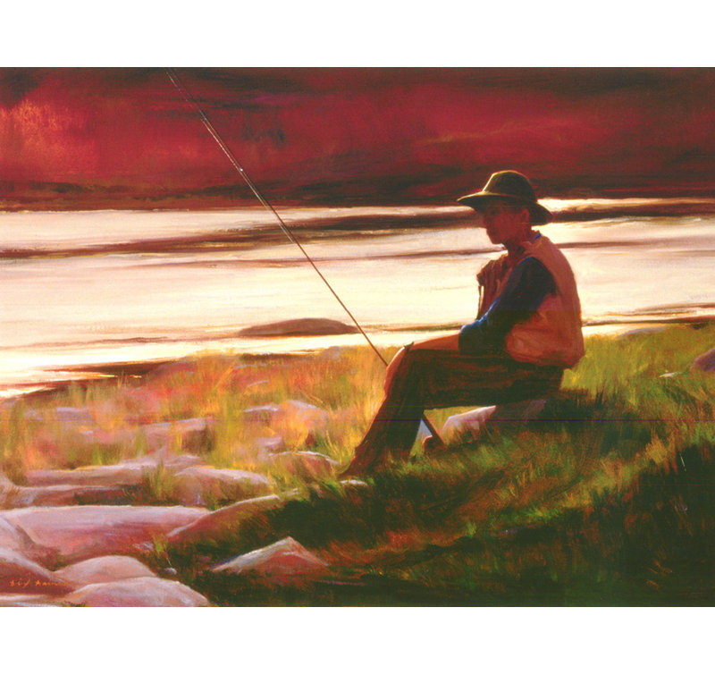 Scouting The Hatch, 36" H x 48" W