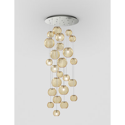 Oto Suspension R60 Smoky Striped Satin Nickel G9 Ul