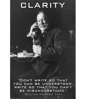 « clarity » par wilbur pierce, affiche rétro