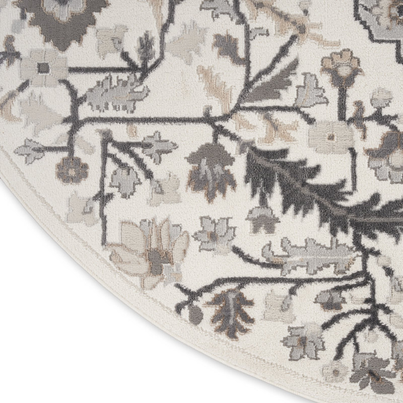 Berendt Oriental Indoor Rug, Round 5'3"