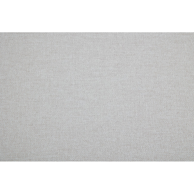 118" W U-Shaped Sectional with 2 Ottomans, Light Gray Linen