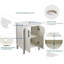 Freestanding Under Sink Cabinet With 2 Shelves, Bathroom Storage Cupboard, Basin Vanity Unit With 2 Doors-1068051895