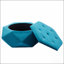 Élégant repose-pieds capitonné avec rangement en velours de diamant Polygon, repose-pieds multifonctionnel et siège pour la maison, rangement pratique et confortable pour le salon et la chambre à coucher-130838788-130838790