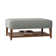 Repose-pieds rectangulaire avec rangement Carly