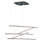 Brookes 5 - Light Black LED Cluster Pendant