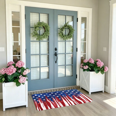 Ornement de porte d'entrée USA 250th Independence Patriotic, 20 po x 32 po
