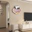 Horloge murale Panda, jolie décoration murale silencieuse, décoration murale créative pour chambre d'enfant, décoration de chambre d'enfant