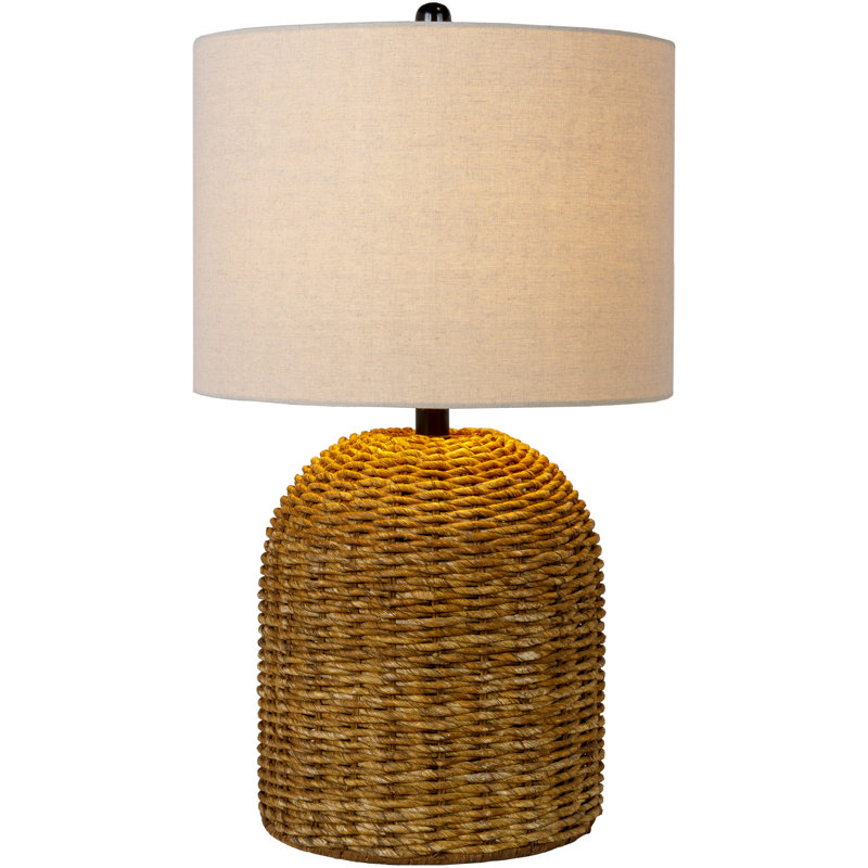 Lampe de table en rotin Sumava
