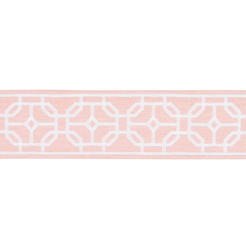 Ruban de treillis Schumacher Gazebo, Rosé