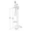 Robinet de baignoire rond brossé