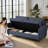 Linen Flared Arm Loveseat with Storage-47937124-41116177