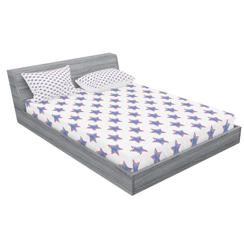 Microfiber Sheet Set, Full Sheet Set with Fitted Sheet