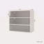 White Glass Door Shoe Box Shoe Storage Cabinet With RGB Led Light