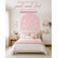 Pink Floral Arch Wall Decal for Girls Nursery | Scalloped Boho Flower Wall Sticker | Peel and Stick Removable Wall Decor-1759432746