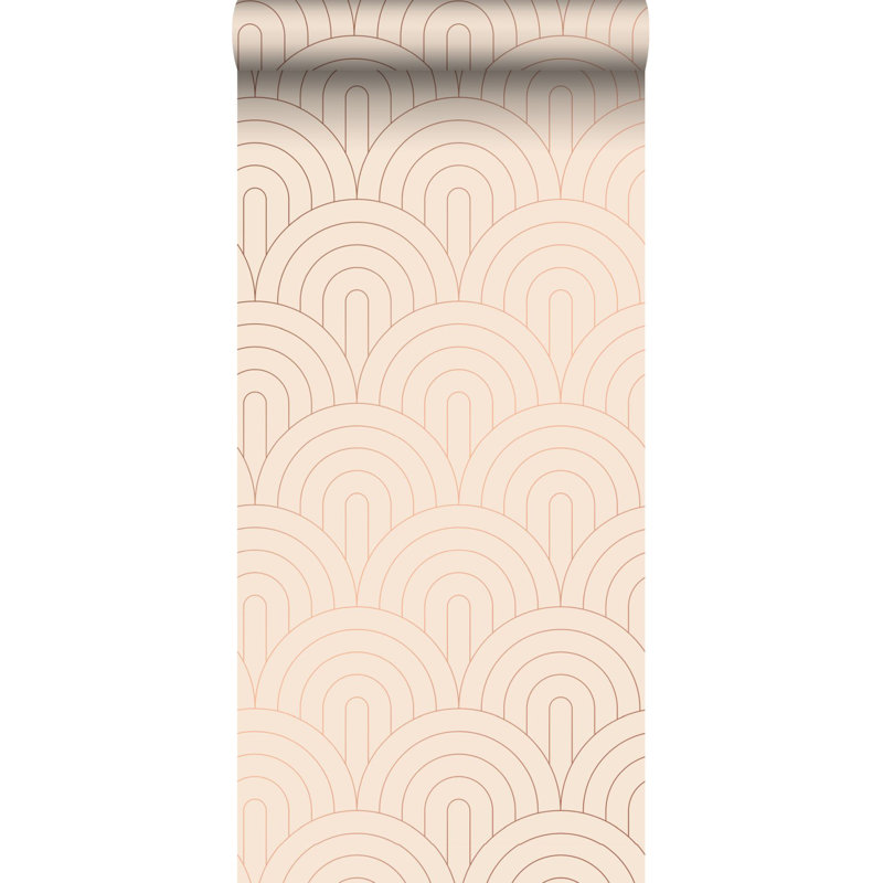 Rouleau de papier peint L 33 pi x l 20,9 po Rasha, Rose
