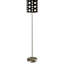 Lampe sur pied rétro avec abat-jour-142245655