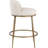 Ferro Hessle Linen Textured Performance Fabric Upholstered Counter Stool-748126244