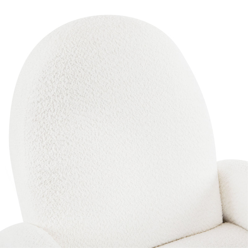 Midian Modern  Recliner Chair with 360° Swivel And Glider Base, Beige