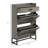 Narrow Shoe Cabinet, Industrial Shoe Storage Cabinet With 2 Flip Drawers, Adjustable Shelves, And Top Drawer, Entryway Hidden Shoe Storage For 12 Pairs Of Shoes-331742667