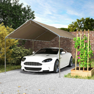 Abri de voiture galvanisé 10 pi x 20 pi Carport