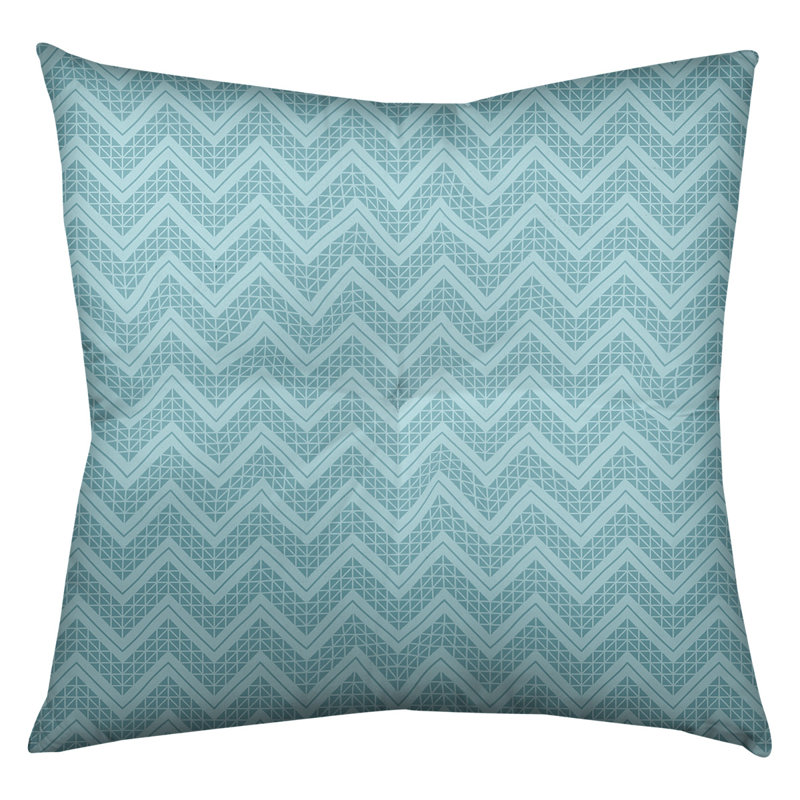 Coussin Rhonda Cheval, 30 po x 30 po, Bleu sarcelle clair