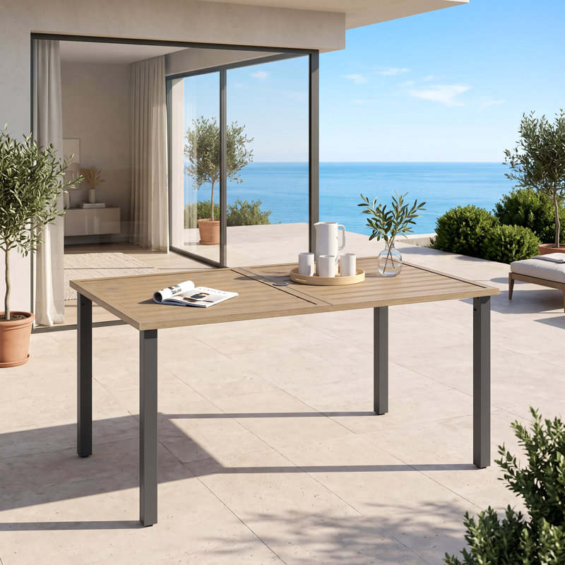 Table de salle à manger d'extérieur Romio, 60'' 36'' 29''
