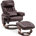 Similicuir brun foncé