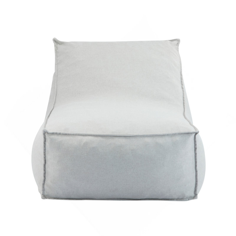 Fauteuil à billes Perry, gris clair, Tissu gris pâle