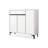 White Aluminum Shoe Storage