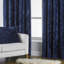 Elisha Crushed Velvet Thermal Eyelet Curtains-931642231-931642239