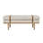 Azayvion Upholstered Bench with Wood Base-91885507