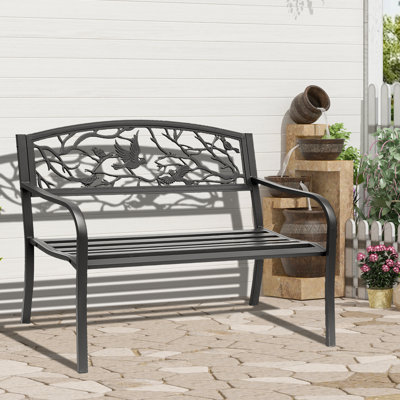 Banc de jardin en fonte Madeline
