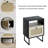 Bohemian Farmhouse Rattan Nightstand-775063790