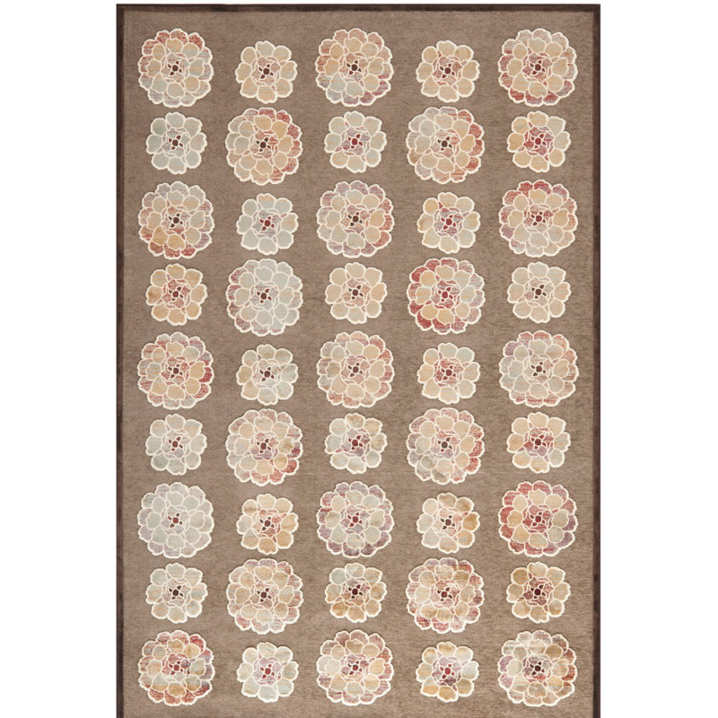 Tapis floral en viscose Martha Stewart, Rectangle 8 pi x 10 pi