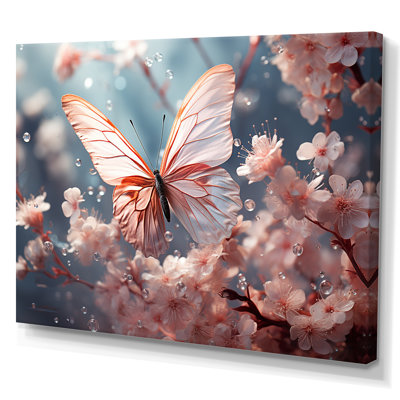 Une palette pastel crée un vol fantaisiste II sur toile