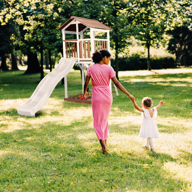 AXI Swing Set with 1 Slide(s), White