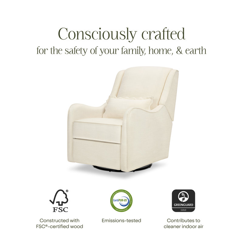 Devon Recliner and Swivel Glider, Performance Ivory