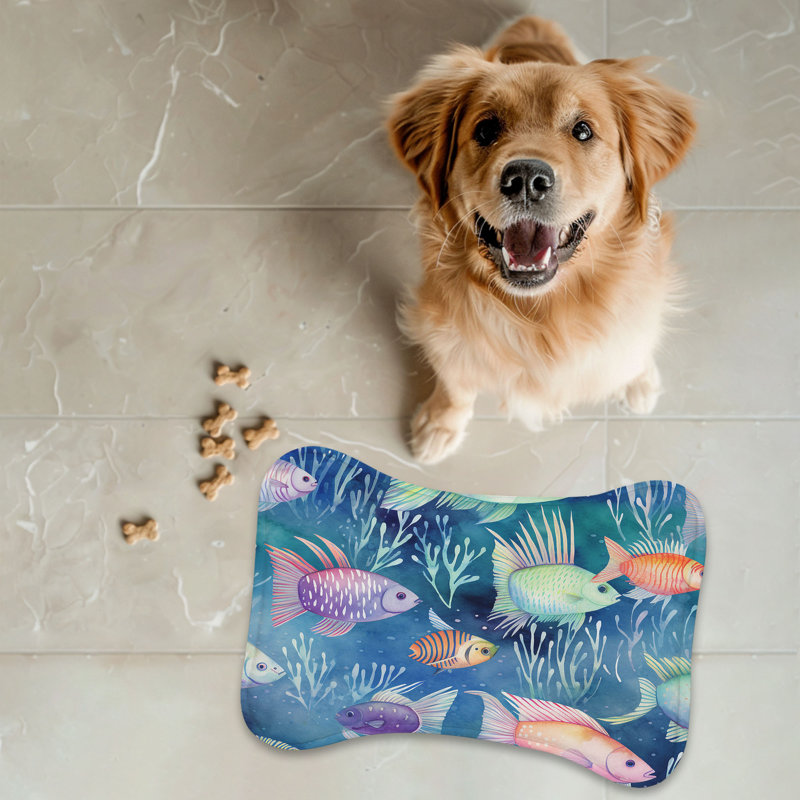 Grand Waves - Tapis d'alimentation en os 1 pièce