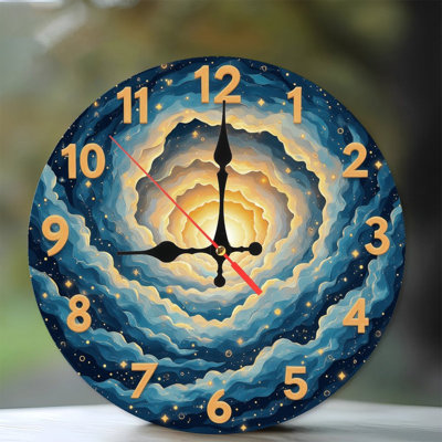 Horloge sur tourbillon cosmique