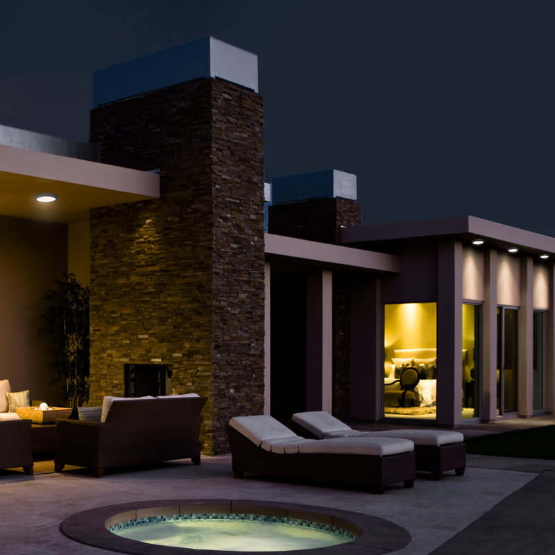 Ultra Slim White Aluminum LED Ceiling Light Fixture