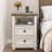 Chaky 2 - Drawer Nightstand with Storage and Built-In Outlets-900773595