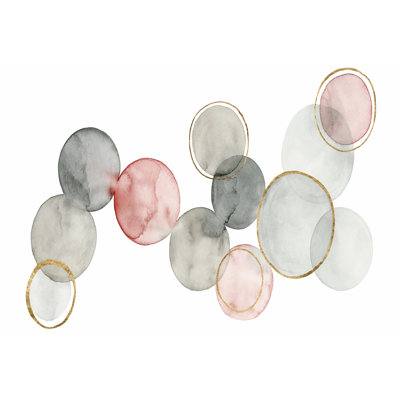 Gilded Spheres I by Grace Popp Canvas Painting Print