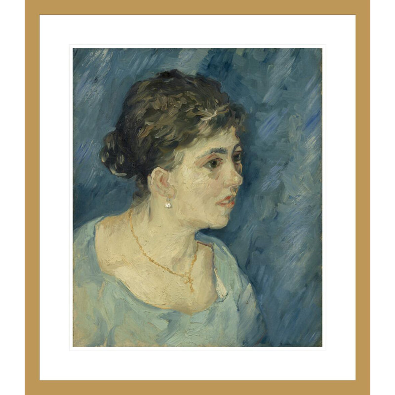«Portrait of a Prostitute» par Vincent van Gogh, impression giclée encadrée, H 26,87 po x l 23,5 po