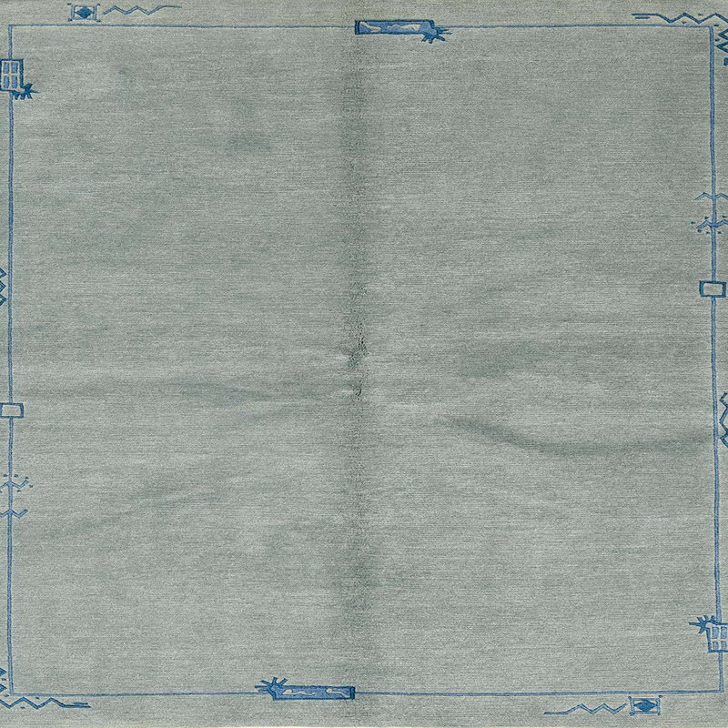 Abstract Indoor Rug, Square 7'