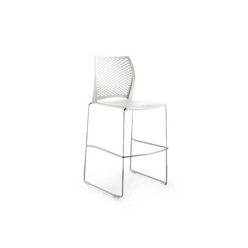 Tabouret de bar réseau, Blanc